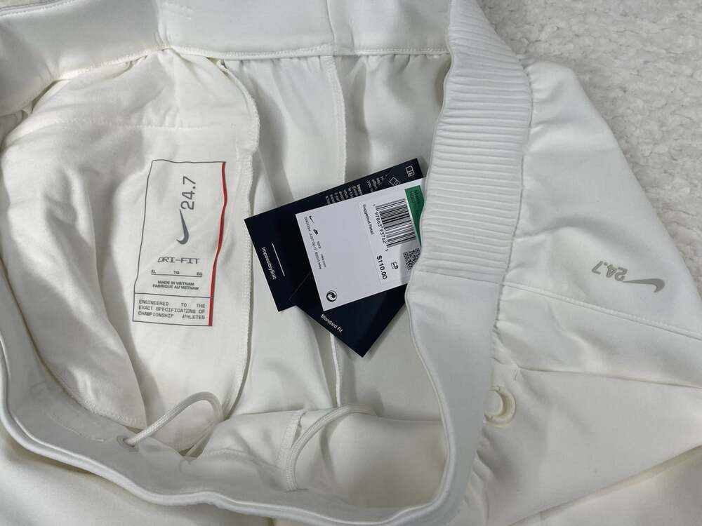 New Nike Dri-FIT 24.7 Impossibly Soft Track Pants Mens XL Off-White Training NWT - Picture 13 of 16